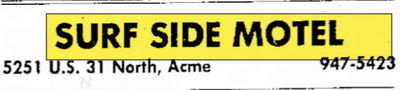 Surfside Motel (Surf Side Motel) - Jul 10 1968 Article